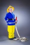 Feuerwehrmann blau/gelb