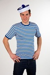 Ringelpulli blau/weiß