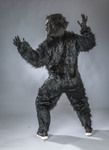 Gorilla: Overall, Maske, Hände, Universalgröße