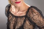 Bluse aus Spinnwebentüll