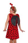 Marienkäfer-Kleid mit Fühlern