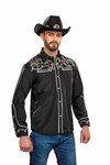 Country-Hemd, schwarz