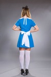 Alisa: blaues Kleid mit weißer Schürze