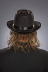 Udo Lindenberg - Haarteil braun, am Gummiband