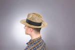 Herren-Sommerhut mit schwarzem Hutband