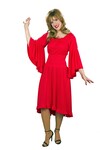 rotes Allzweckkleid