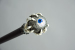 Stock mit Kralle u. Auge, 3-tlg., ca. 87 cm