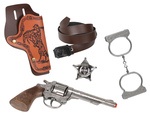 Wild-West Set 4-tlg., 8-Schuss