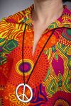 Herren-Hippiehemd, Originalstoff