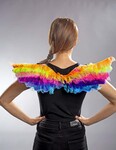 Regenbogenflügel, ca. 55x22 cm