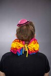 bunter Clownkragen vierlagig