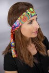 Hippie-Set: Beinstulpen + Stirnband, elastisch