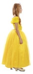 Prinzessin-Kleid, gelb