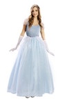 Prinzessin-Kleid, blau