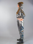 Silver Flash: Oberteil mit Kapuze, Hose