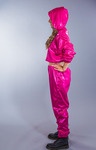 Pink Flash: Oberteil mit Kapuze, Hose
