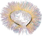 LED-Haarreif mit Lametta, sortierte Farben