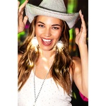 LED Ohrringe Discokugel, Paar