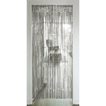 Folien-Türvorhang, ca. 2x1 m, silber