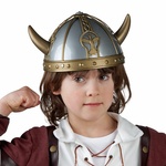 Kinder-Germanen-/Wikingerhelm m. Hörnern