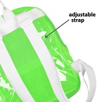 Rucksack ca. 28x23x10 cm, neongrün