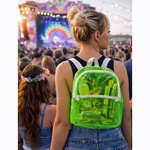 Rucksack ca. 28x23x10 cm, neongrün