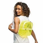 Rucksack ca. 28x23x10 cm, neongelb