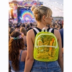 Rucksack ca. 28x23x10 cm, neongelb