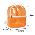 Rucksack ca. 28x23x10 cm, neonorange