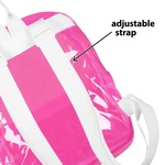 Rucksack ca. 28x23x10 cm, neonpink