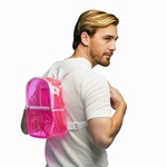 Rucksack ca. 28x23x10 cm, neonpink