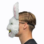 Horror-Plüschmaske Hase