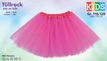 116/128 Tüllrock pink, ca. 30 cm