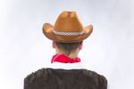 Cowboyhut mit Band, braun
