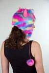 Monstermütze, 1 Auge, pink-bunt