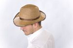 Herren-Sommerhut in Strohoptik