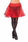 Gr. M Petticoat, rot, ca. 40 cm lang