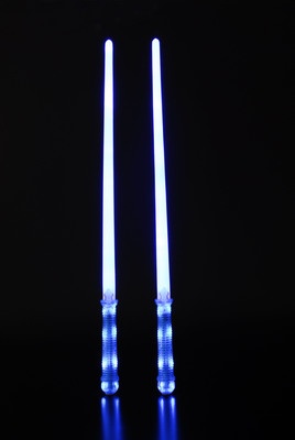 LED-Schwert blau, ca. 75 cm, blinkend