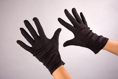 Herren-Handschuhe schwarz,  Gr. L