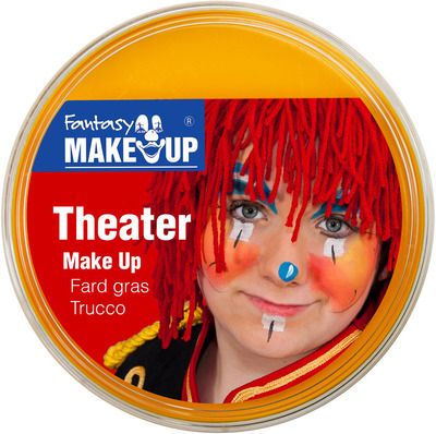 Theater-Make-up, gelb