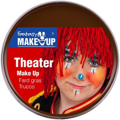 Theater-Make-up, braun