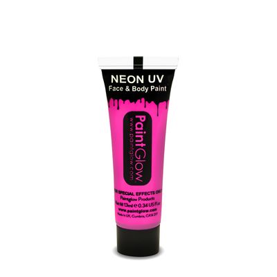 Neon-UV-Schminke in Tube, pink