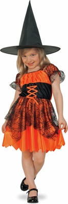 Halloween-Hexe, Kleid