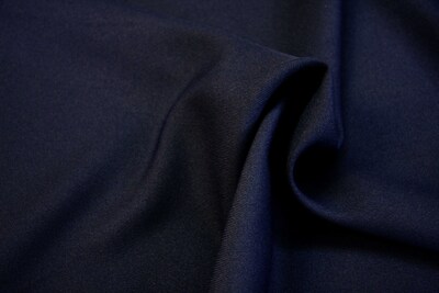 1m Gabardine marineblau