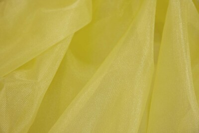 1m Chiffon gelb