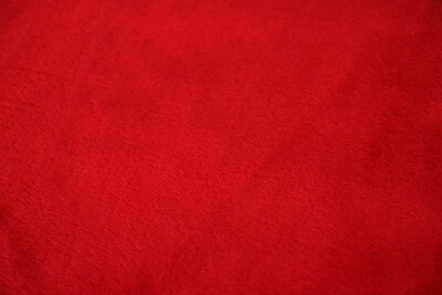 1m Kurzflorplüsch SOFT ca 8-9mm rot 