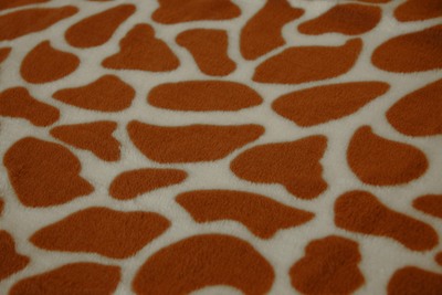 1m Kurzflorplüsch SOFT ca. 6mm Giraffe