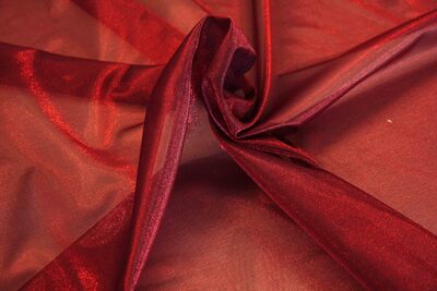 1m Chiffon Sparkling rostrot