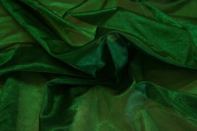 1m Chiffon Sparkling dunkelgrün