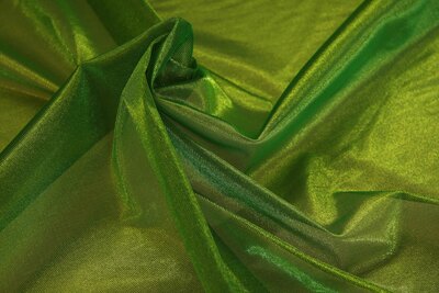 1m Chiffon Sparkling hellgrün